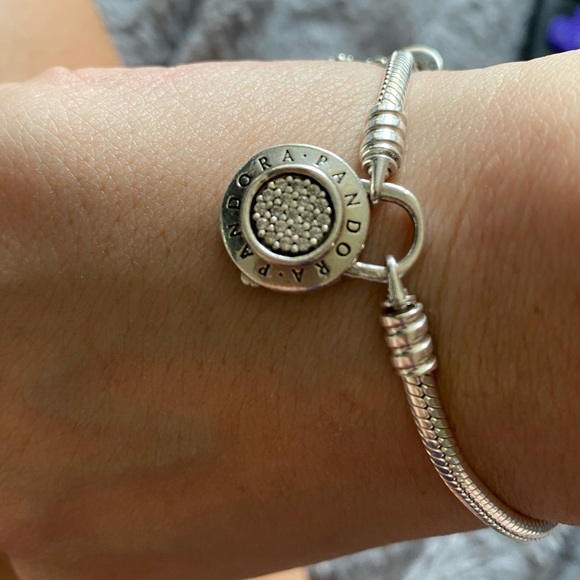 Authentic pandora bracelet with 4 charms✨💙 - Picture 2 of 6
